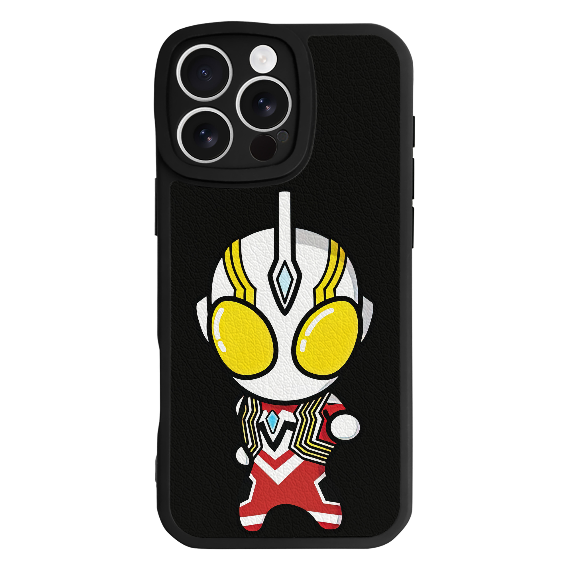 （画像用） ウルトラマン Ultraman 【iPhone 16シリーズ対応】シリコンスマホケース（レザー調） 材質：シリコン